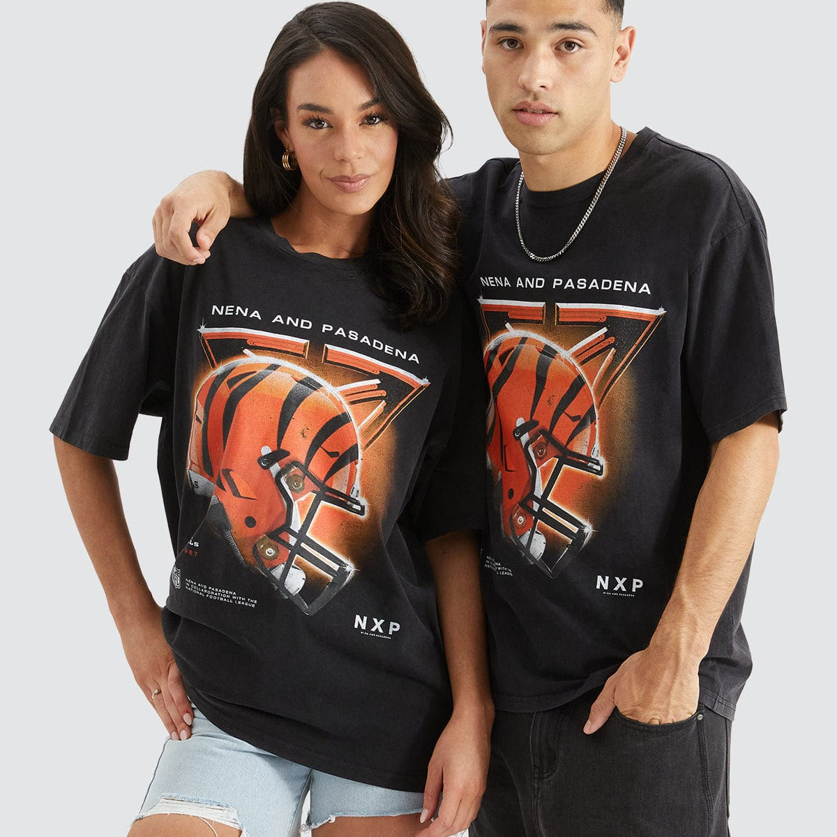 Cincinnati Box Fit TShirt Mineral Black NXP x NFL Neverland Store