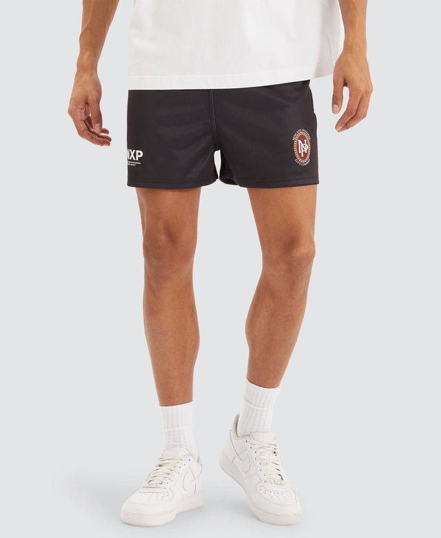 Nena & Pasadena Club Football Shorts Jet Black