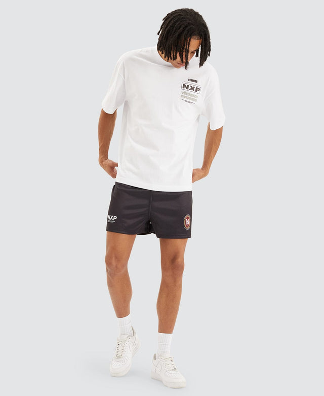 Nena & Pasadena Club Football Shorts Jet Black