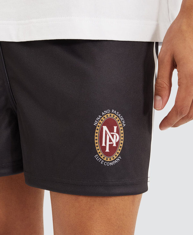 Nena & Pasadena Club Football Shorts Jet Black