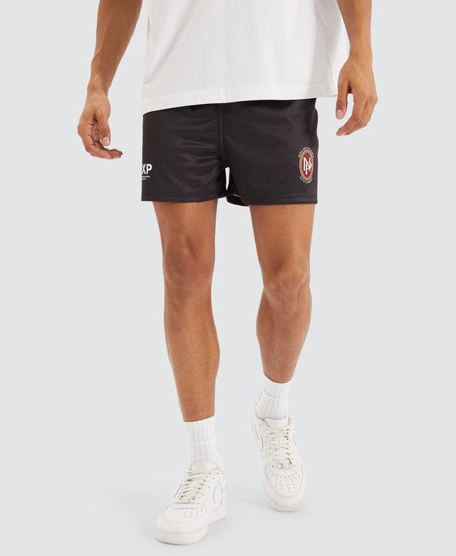 model wears Club Football Shorts Jet Black Shorts Black - image 1