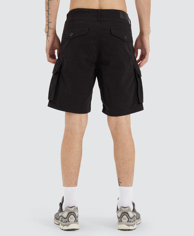 Nena & Pasadena Colby Cargo Shorts - Black BLACK