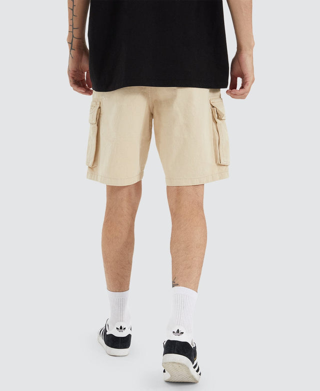 Nena & Pasadena Colby Cargo Shorts - Bone NEUTRAL