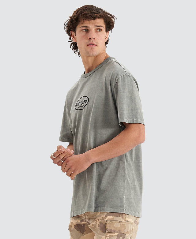 Nena & Pasadena Cycle Relaxed T-Shirt Pigment Neutral Grey