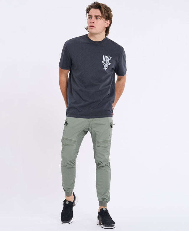 model wears Flight 2.0 Pants Oil Green Pants Green - image 3