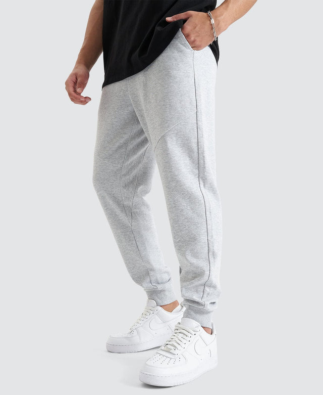 Nena & Pasadena Gambit Slim Trackpant - Grey Marle GREY