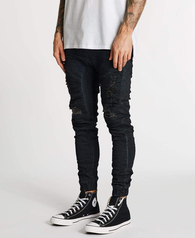 Nena & Pasadena Hell Cat Pant Overdyed Indigo