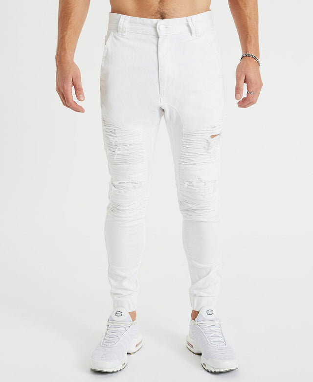 Nena & Pasadena Hell Cat Pants White