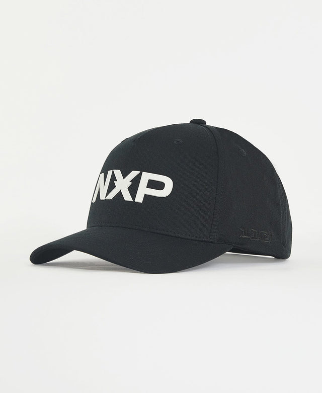 model wears Homage 110 Cap Jet Black Headwear Black - image 2