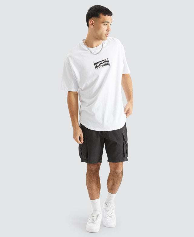 model wears Operations Ripstop Cargo Shorts Black Shorts Black - image 2