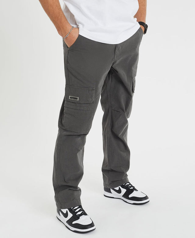 Nena & Pasadena Overland Cargo Pant - Charcoal GREY