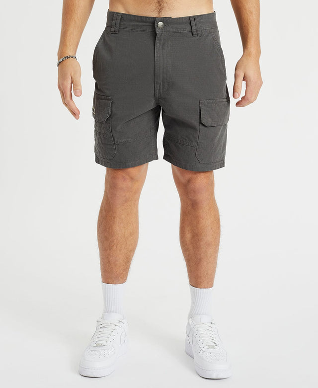 Nena & Pasadena Overland Cargo Short - Charcoal GREY