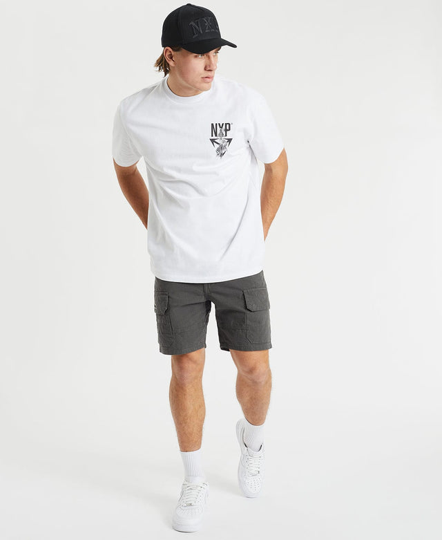 Nena & Pasadena Overland Cargo Short - Charcoal GREY