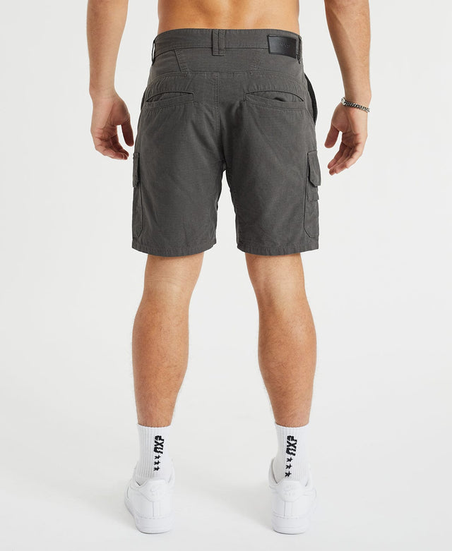 Nena & Pasadena Overland Cargo Short - Charcoal GREY