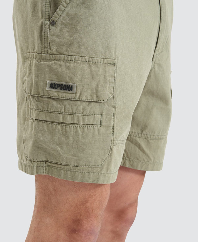 Nena & Pasadena Overland Cargo Short - Sage GREEN