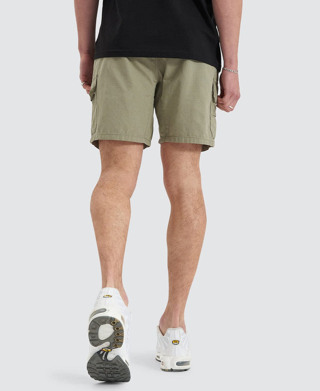 Nena & Pasadena Overland Cargo Short - Sage GREEN