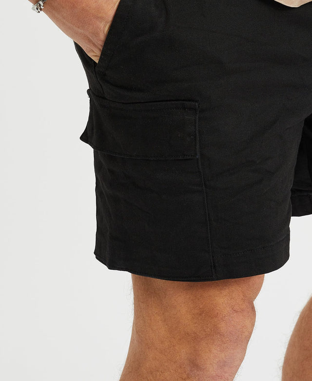 Nena & Pasadena Rampage Cargo Short - Jet Black BLACK