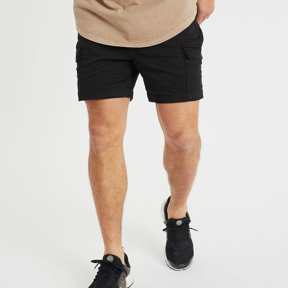 Rampage Cargo Shorts Jet Black Neverland Store