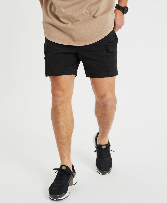 Nena & Pasadena Rampage Cargo Short - Jet Black BLACK