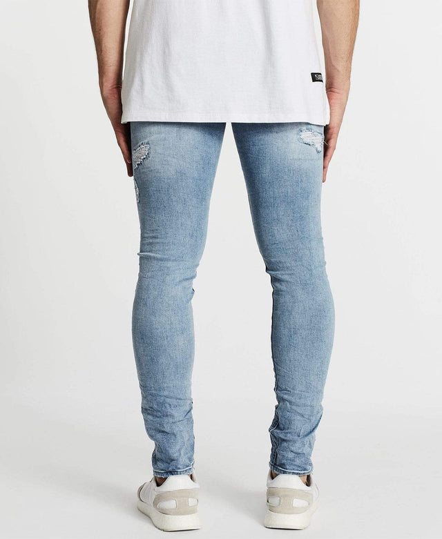 Nena & Pasadena Shredder Skinny Jean Washington Blue
