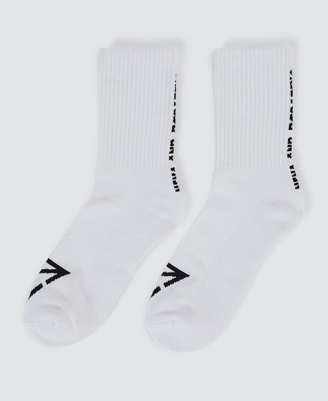 Nena & Pasadena Triple 2-Pack Crew Socks White