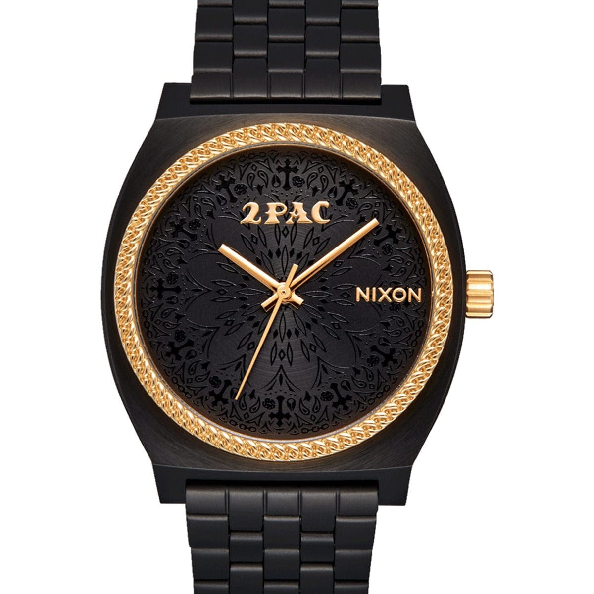 Tupac Time Teller Black Gold Neverland Store