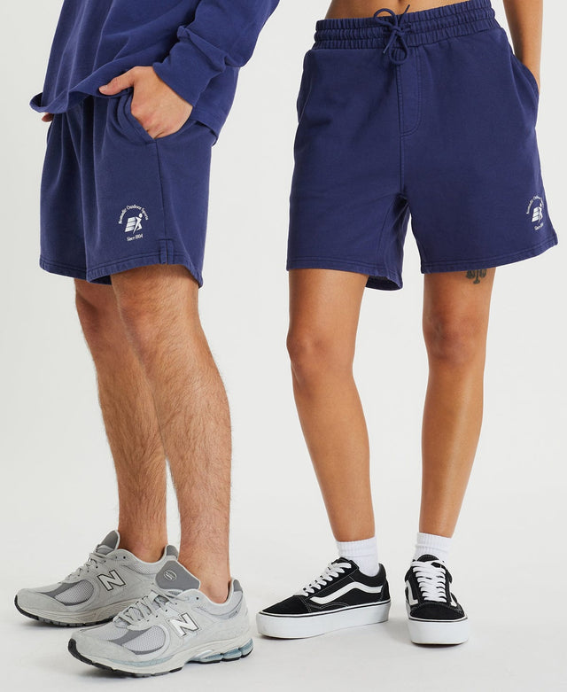model wears Academy Track Shorts Pigment Patriot Blue Shorts Blue - image 6