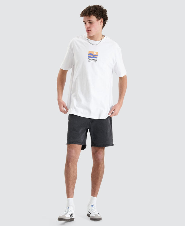 Nomadic Arrivals Relaxed Tee - Optical White WHITE