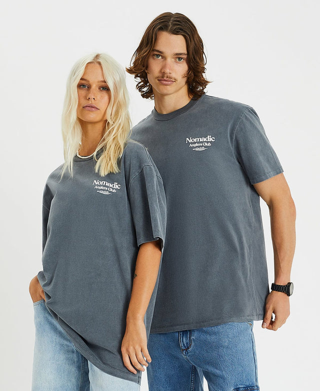 Nomadic Atlantic Relaxed Tee - Pigment Castlerock GREY