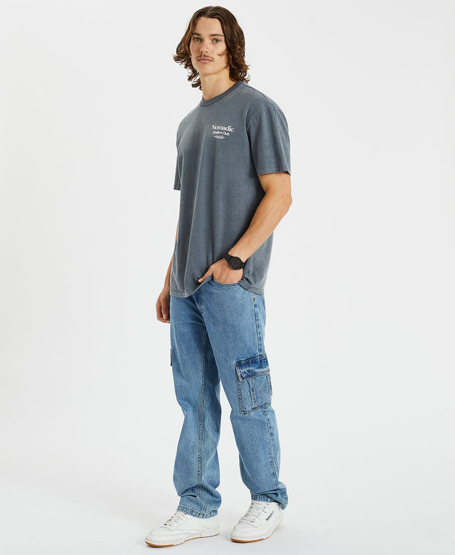 Nomadic Atlantic Relaxed Tee - Pigment Castlerock GREY