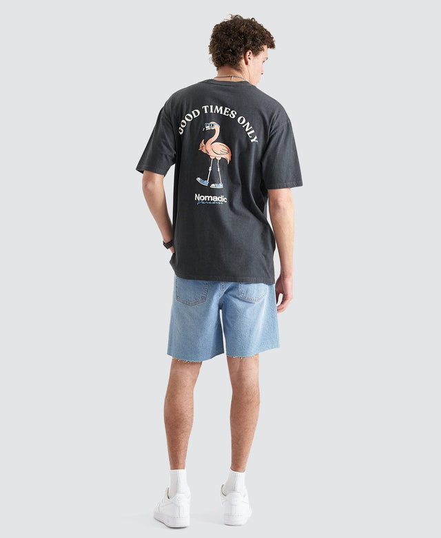 Nomadic Bayshore Oversized T-Shirt Asphalt Grey