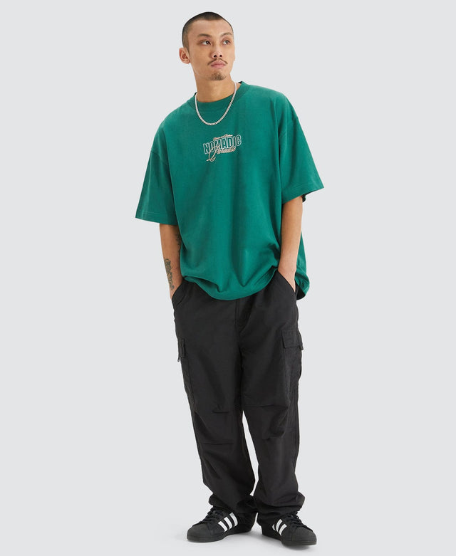 Nomadic Blossom Heavy Street T-Shirt Garden Green
