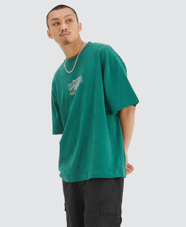 Nomadic Blossom Heavy Street T-Shirt Garden Green