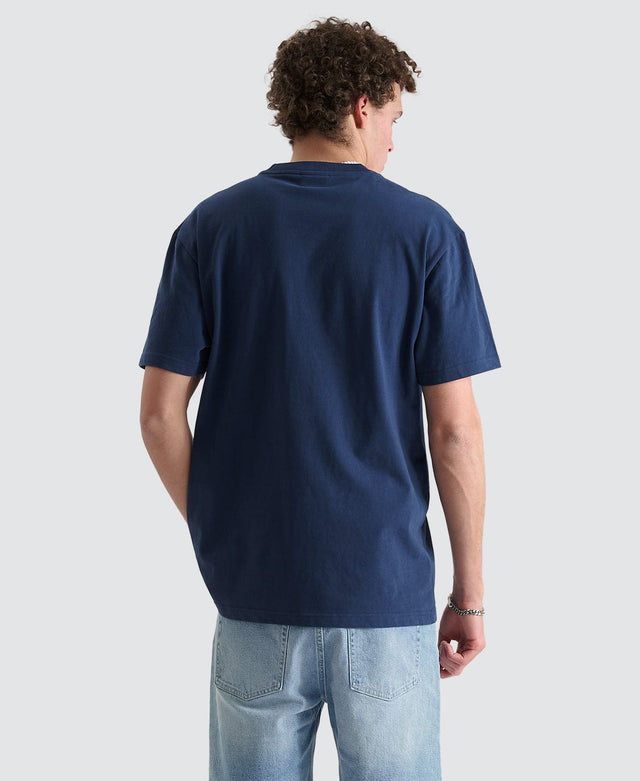 model wears Capri Relaxed Tee Pageant Blue T-Shirts Blue - image 4
