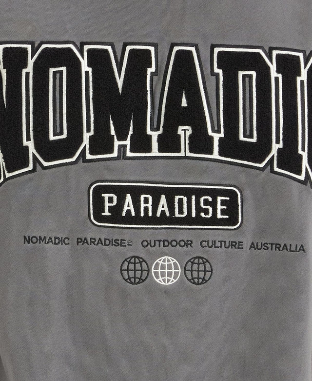 Nomadic College Heavy Street T-Shirt Castlerock Grey