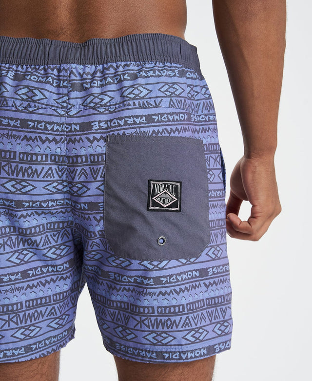 Nomadic Foreshore Beach Short - Lolite Print Multi Colour
