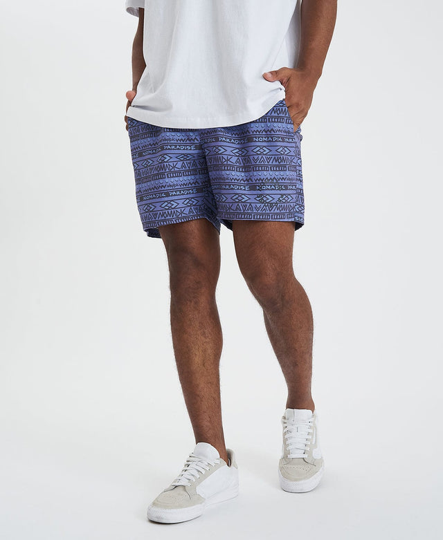 Nomadic Foreshore Beach Short - Lolite Print Multi Colour