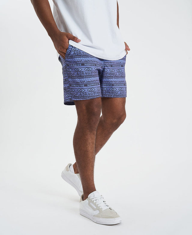 Nomadic Foreshore Beach Short - Lolite Print Multi Colour