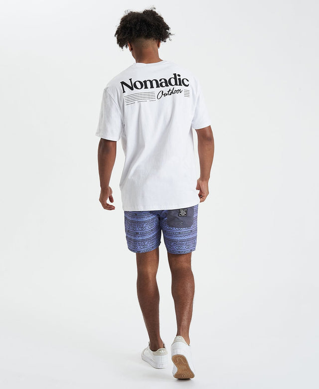 Nomadic Foreshore Beach Short - Lolite Print Multi Colour