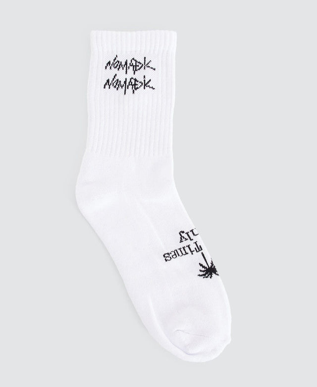 Nomadic Goodie 2 Pack Socks Black & White