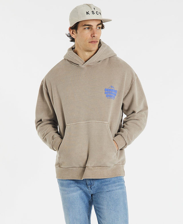Nomadic Highwood Relaxed Hoodie Pigment Mocha Neutral