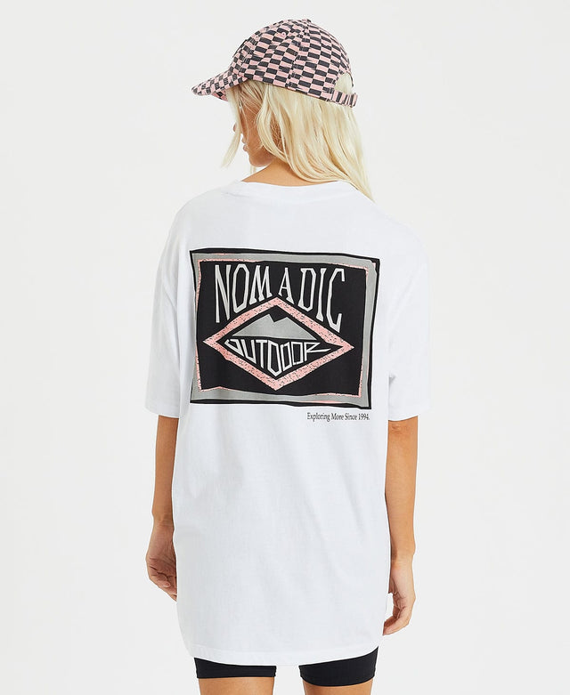 Nomadic Homestay Relaxed Tee - White WHITE