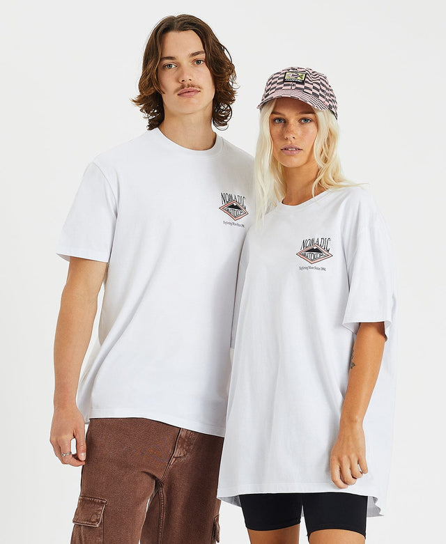 Nomadic Homestay Relaxed Tee - White WHITE