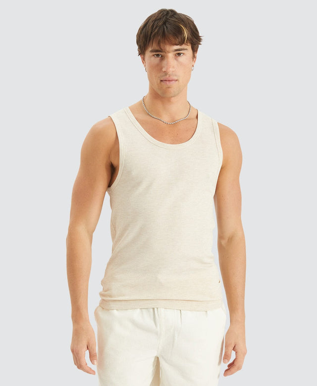 Nomadic Kai Mini Waffle Singlet Oatmeal