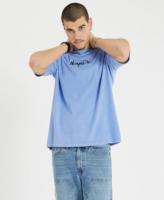 Nomadic Lifesaver Box Fit Tee - Pigment Grapemist PURPLE
