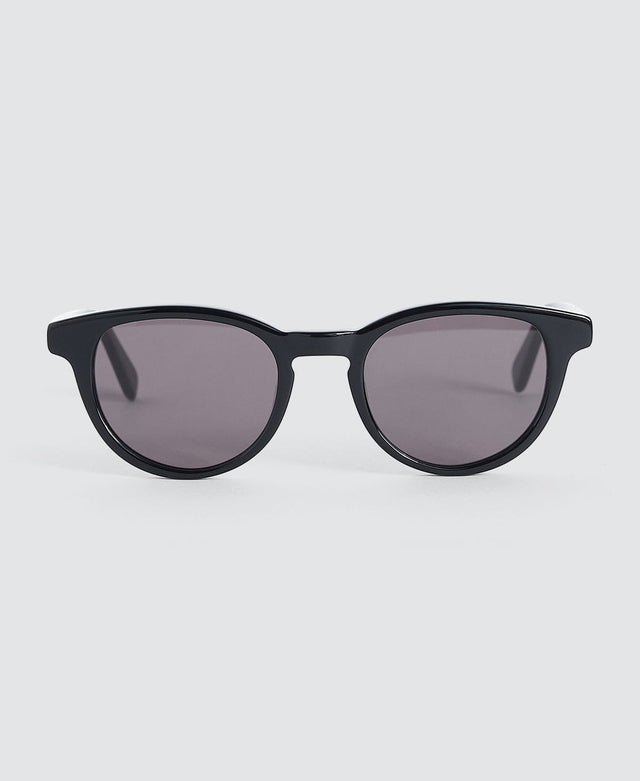 model wears Monaco Sunglasses Black Sunglasses Black - image 1