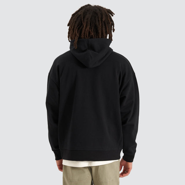 model wears Bluebell Oversized Hoodie Anthracite Black Hoodies Black - image 4