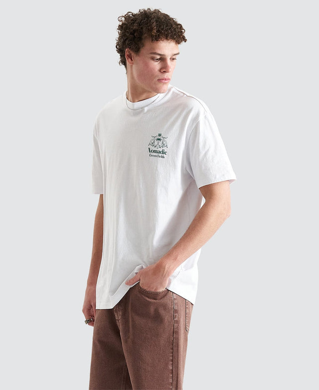 model wears Capo Tee Optical White T-Shirts White - image 2