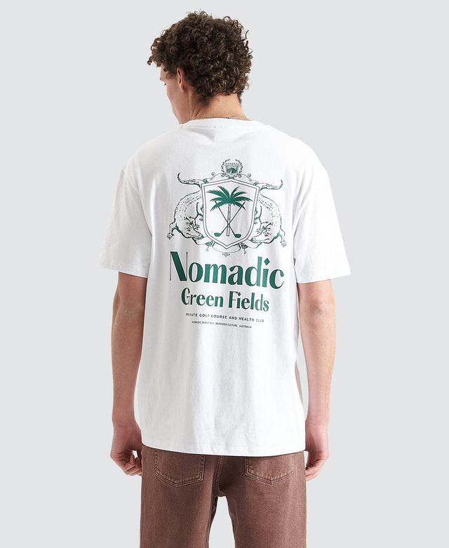 model wears Capo Tee Optical White T-Shirts White - image 1
