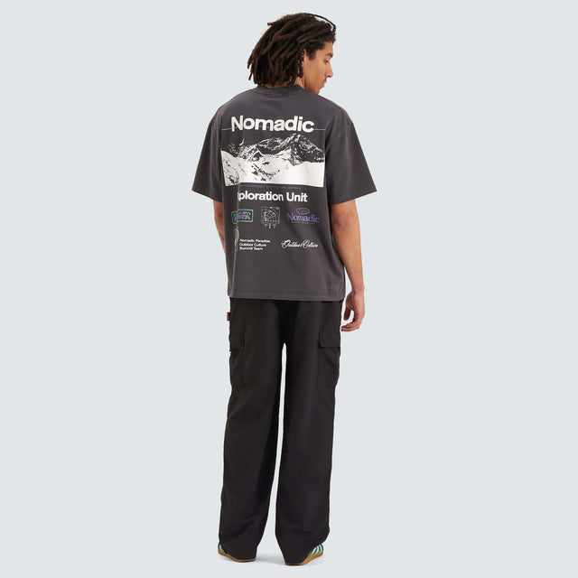 model wears Exploration Street Tee Pigment Black T-Shirts Black - image 6